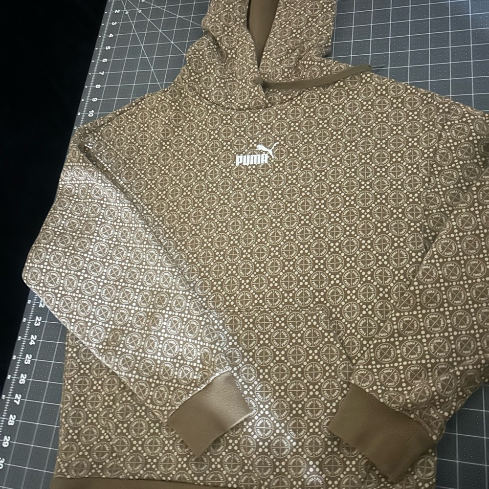 Puma Brown Patterned Women's Sweater - Picture 1 of 7